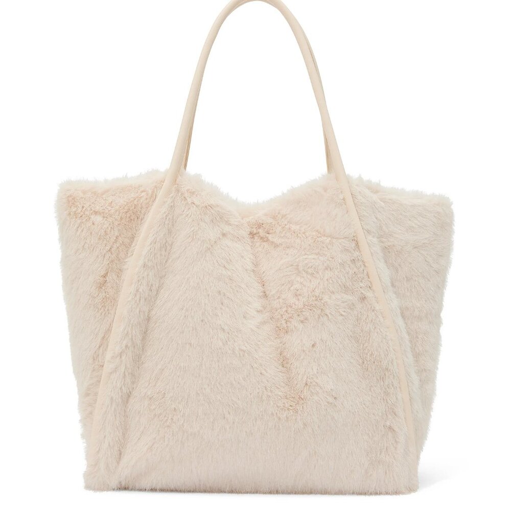 NWT Victoria's Secret Faux Fur Tote Bag - Picture 3 of 13